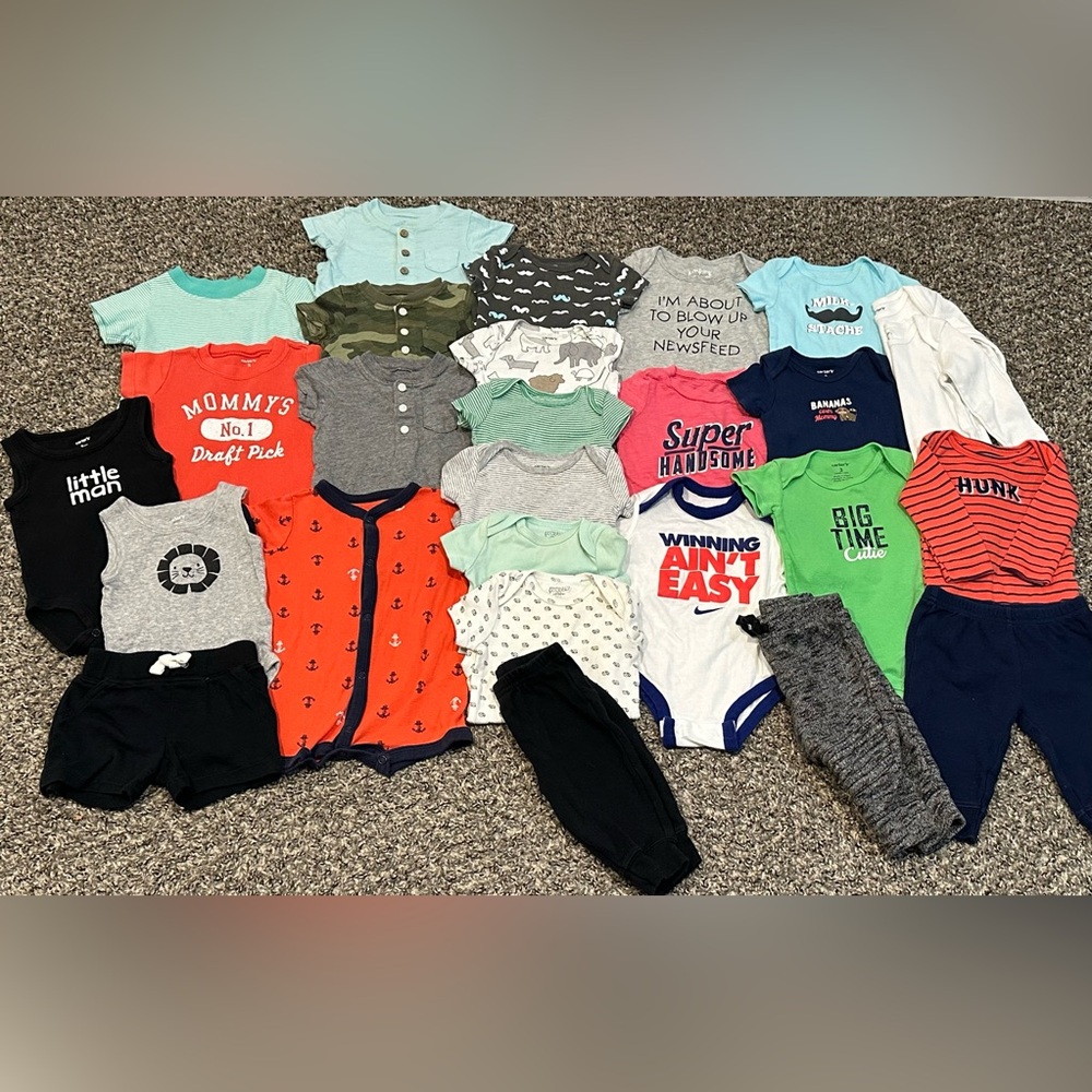 Assorted Baby 3m Onesies and Outfits